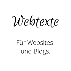 Text: Webtexte. Für Websites und Blogs.